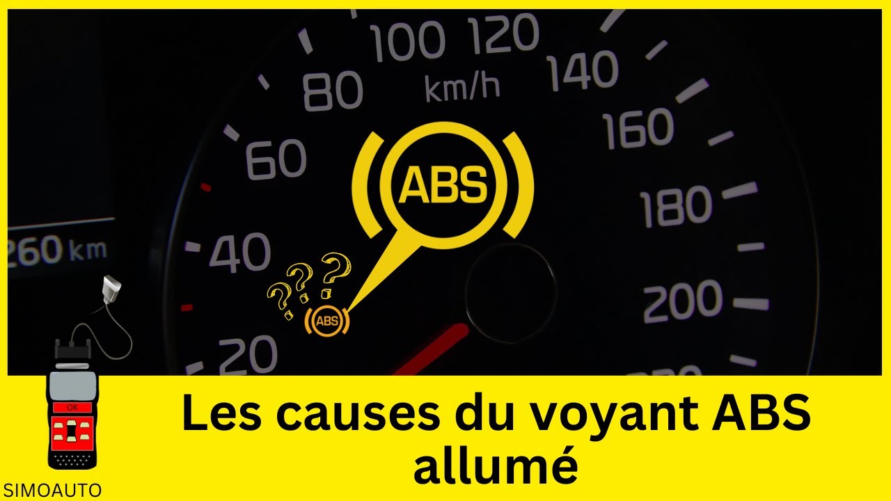 Pourquoi le voyant ABS s'allume sur le tableau de bord | SIMOAUTO