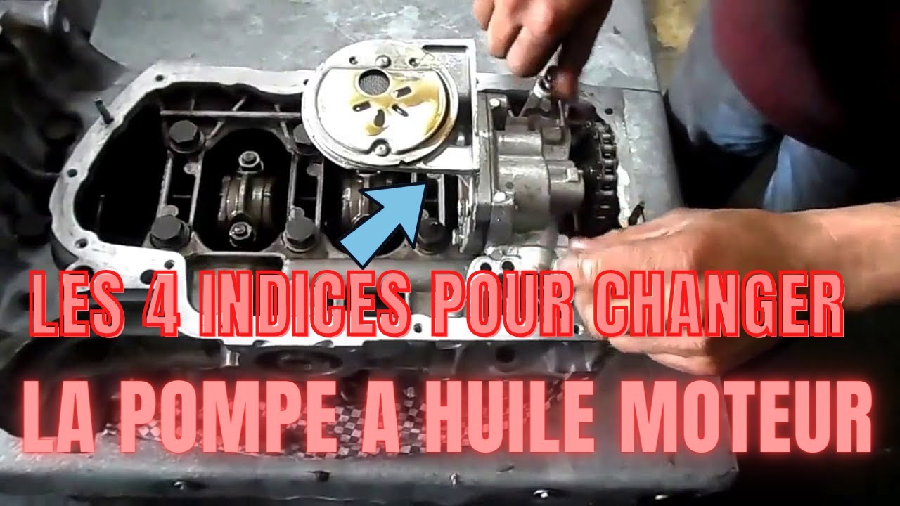 Les 4 Symptômes d'une pompe à huile défectueuse