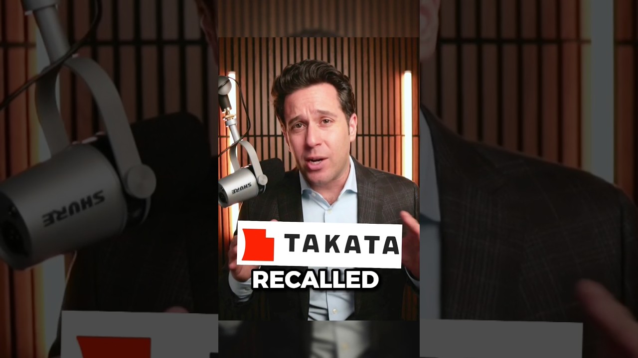 Takata Airbag Recall's Shocking Impact on Drivers #newyorkinjurylawyer #caracident #newyork