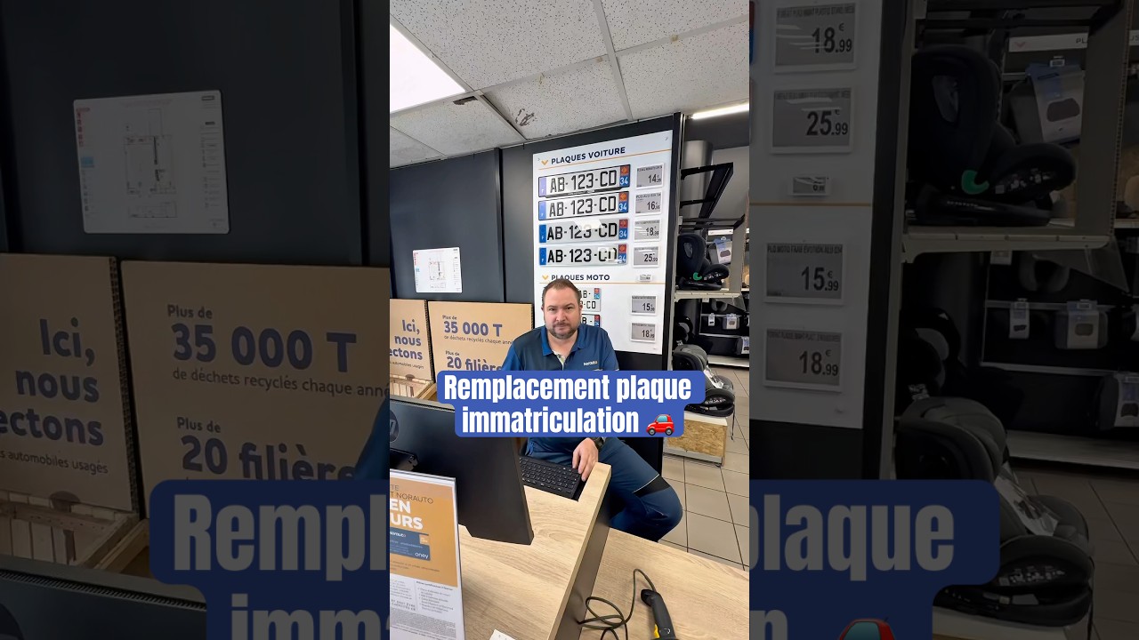 Comment est fabriquée une plaque immatriculation auto ? 🚗