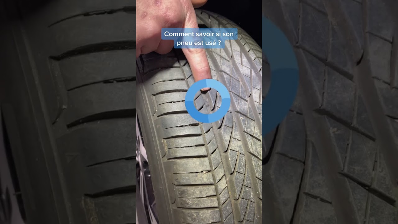 Connaitre l'usure des pneus 👍
