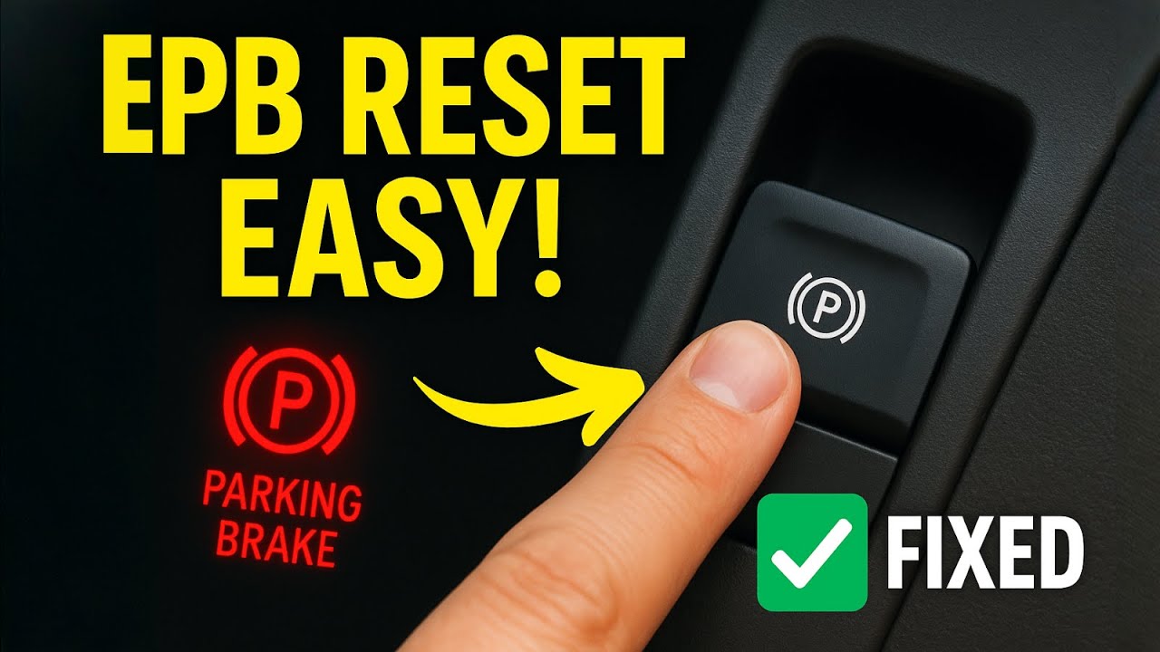 How to Reset Electronic Parking Brake Problem | Easy & Quick EPB Reset Tutorial (No Tools Needed)