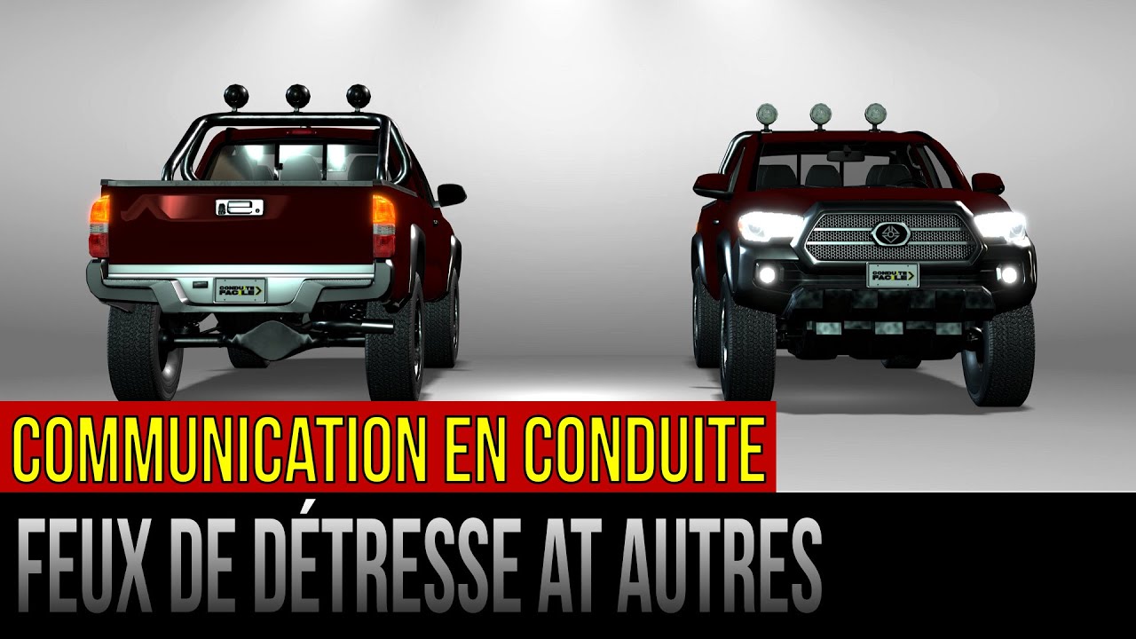 Communication en conduite – Feux de détresse et autres feux