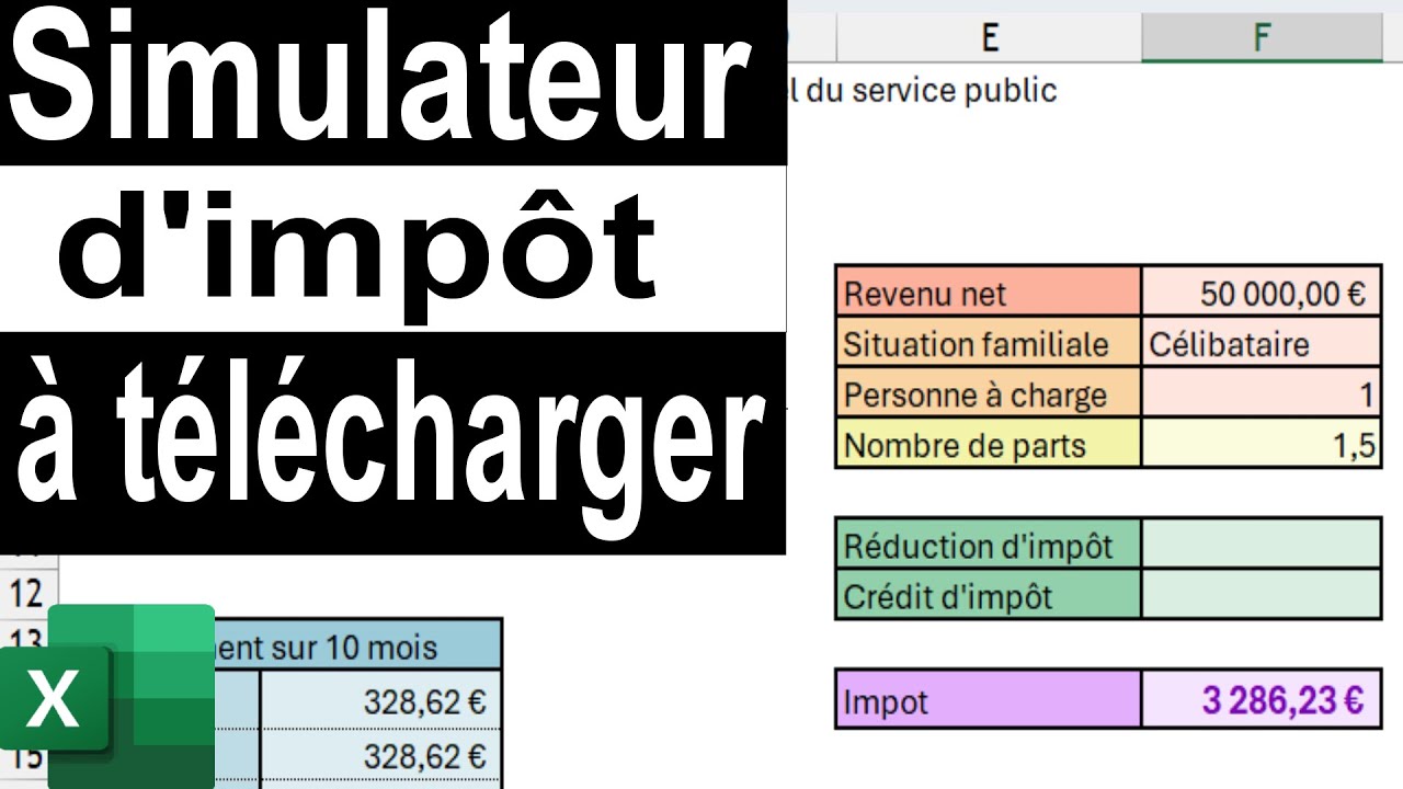 Simulateur d'impôt avec Excel à télécharger 💰