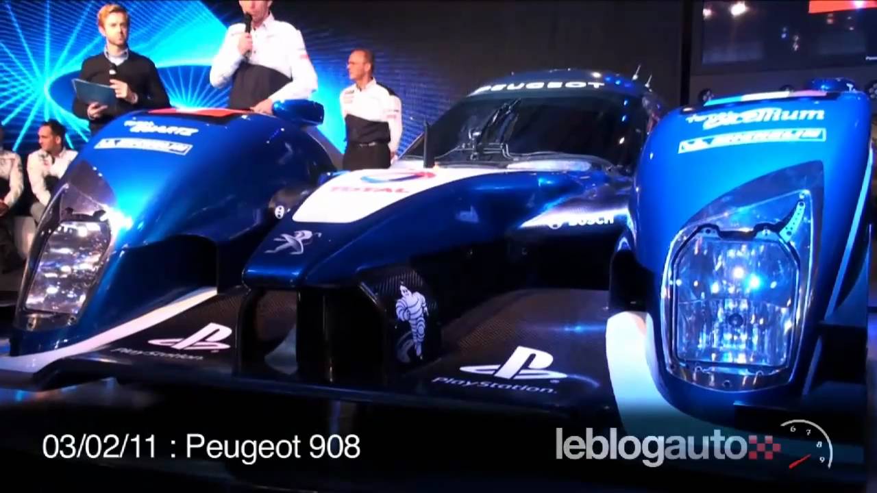 Peugeot 908 2011 - Présentation presse