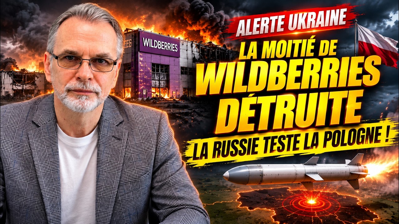 ALERTE UKRAINE : la moitié de Wildberries détruite, la Russie teste la Pologne