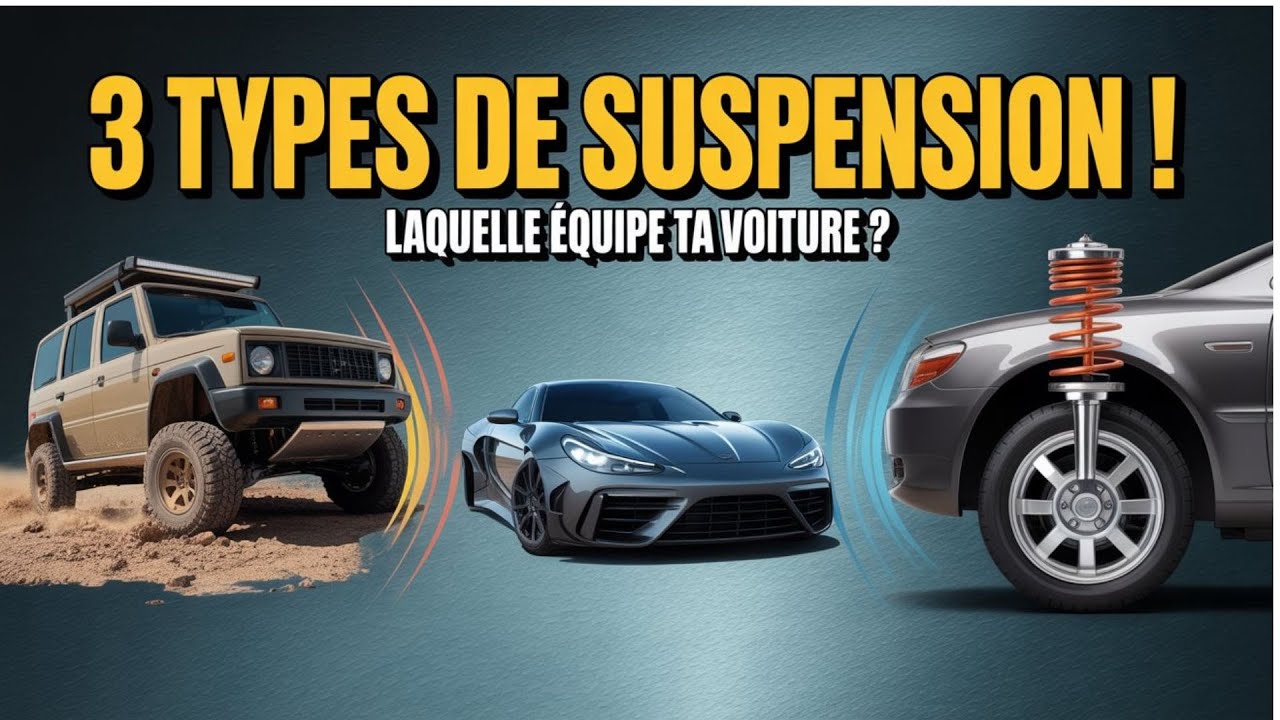 Découvrez les 3 types de suspensions de voiture que vous devez connaître !