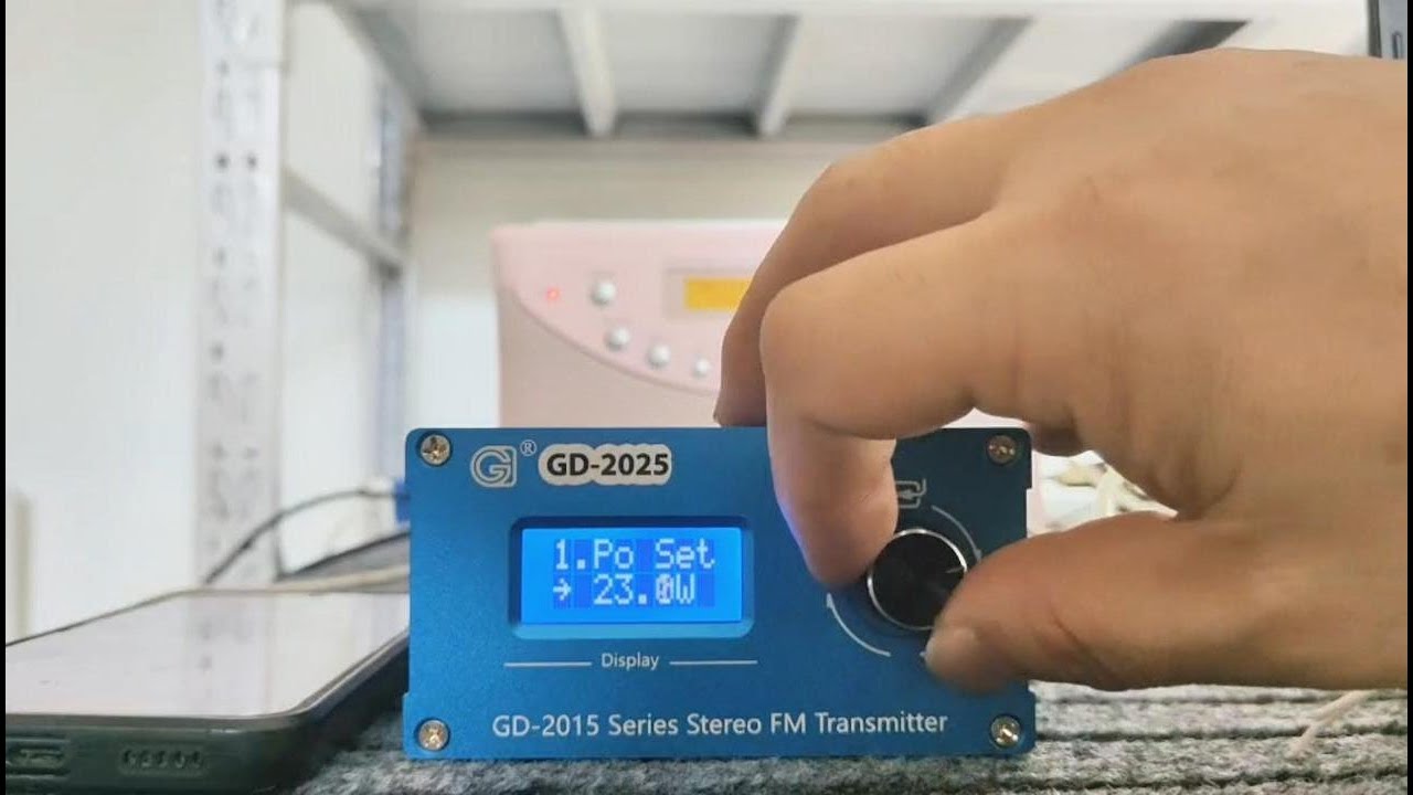 GD 2025 25W FM TRANSMITTER SETTING