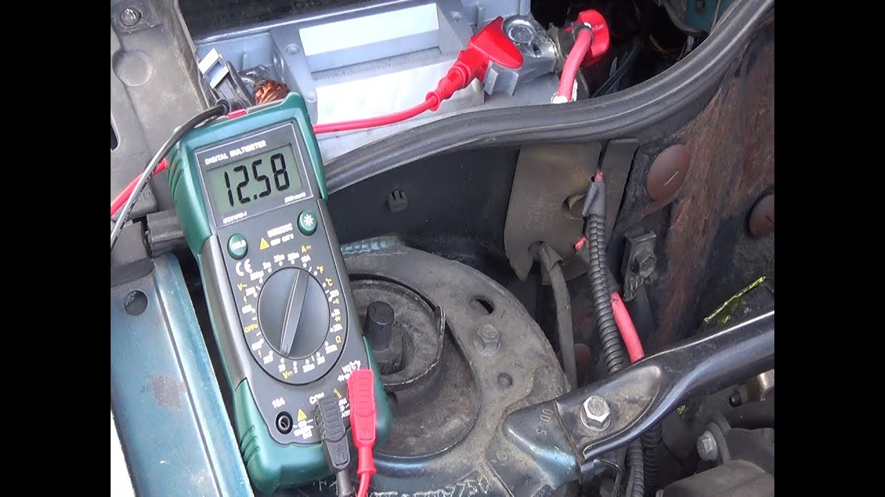 Contrôle du circuit de charge batterie & alternateur - Diagnostic panne auto