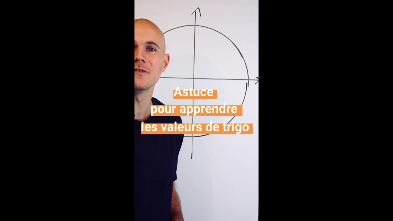 Astuce pour apprendre les valeurs de trigo 👌