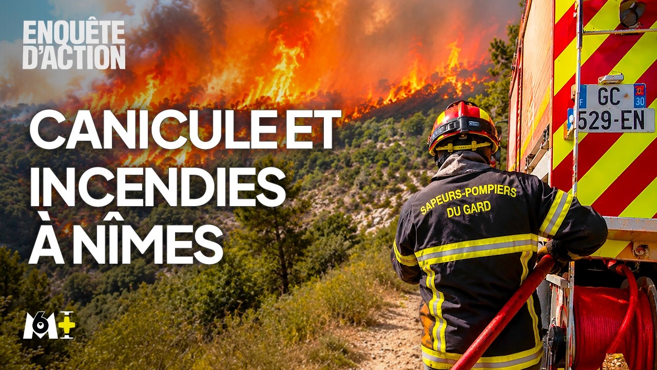 Les pompiers de Nîmes vivent un cauchemar entre INCENDIES et CANICULE | ENQUÊTE D'ACTION | M6+ MAG
