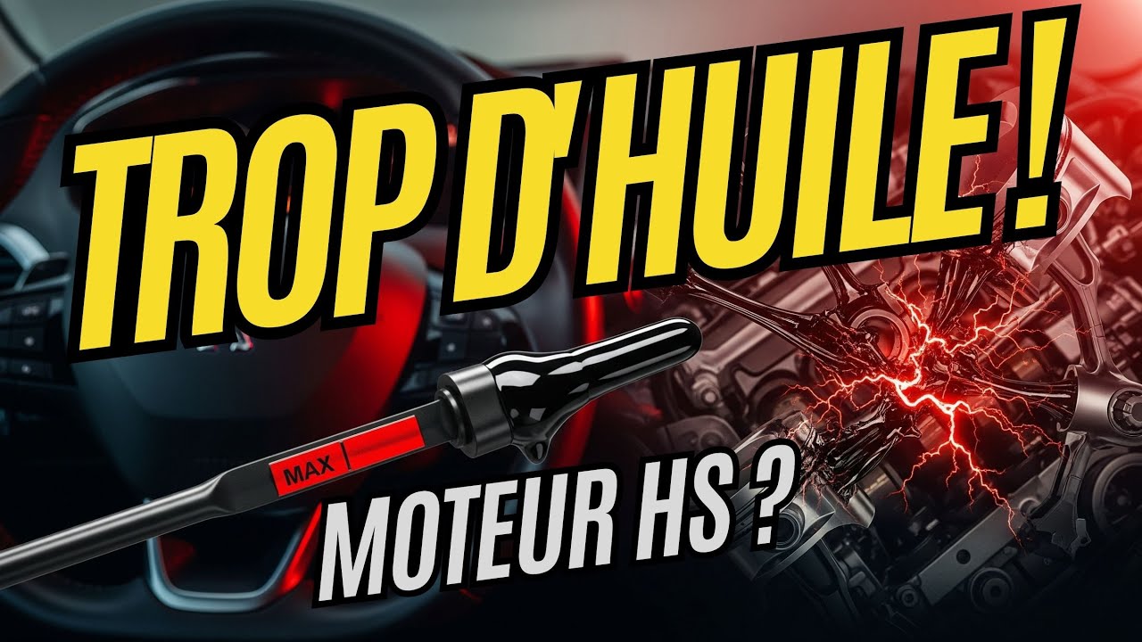 Trop d'huile moteur : L'erreur qui détruit les moteurs (pire que le manque !)