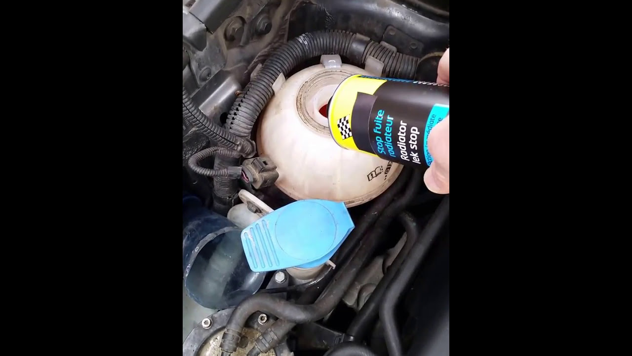 VW TDI 140 . Stop fuite liquide  refroidissement . Kühlwasser Verlust  Leck undichtigkeit .