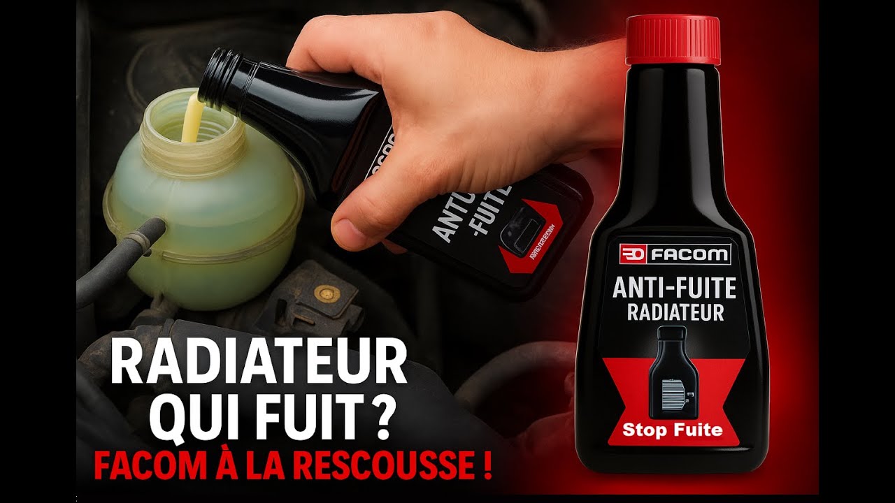 Je test ANTI-FUITE Radiateur FACOM pour fuite de liquide de refroidissement