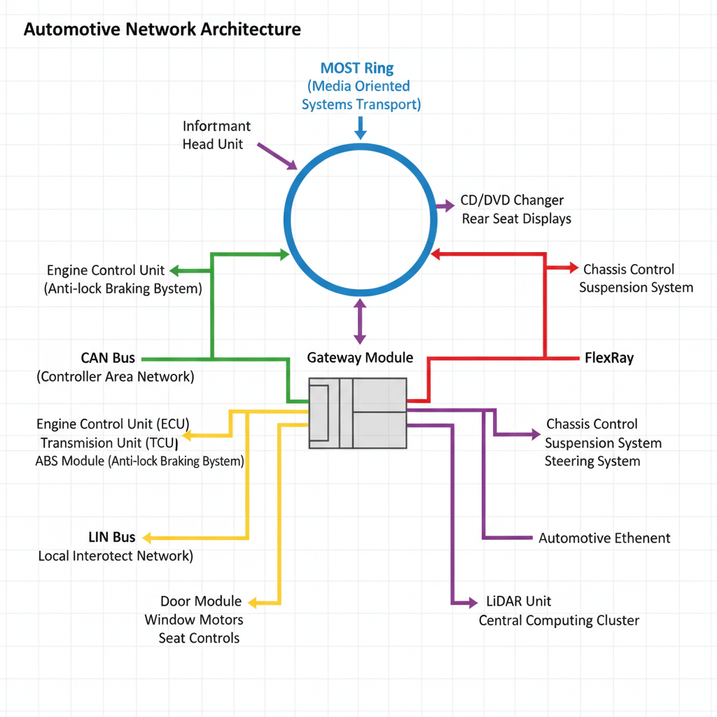 découvrez le rôle essentiel du media oriented systems transport (most) dans les réseaux multimédias, facilitant la transmission efficace et synchronisée des données audio et vidéo.