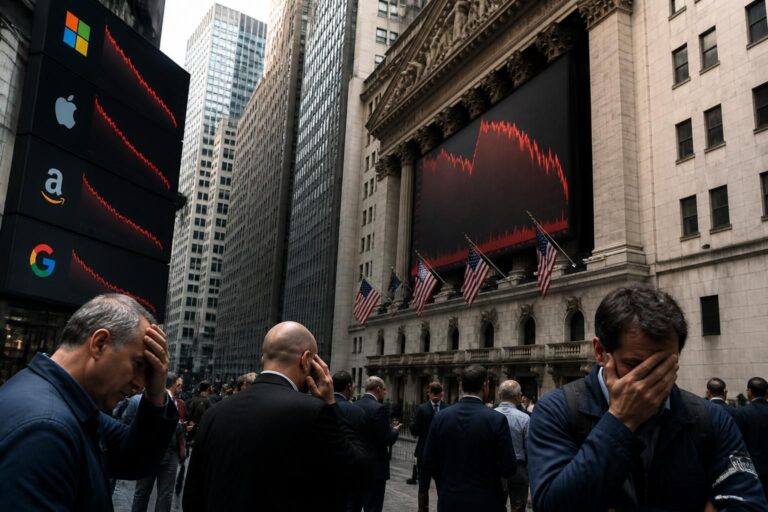 Wall Street dévisse sous la pression des résultats mitigés des géants technologiques