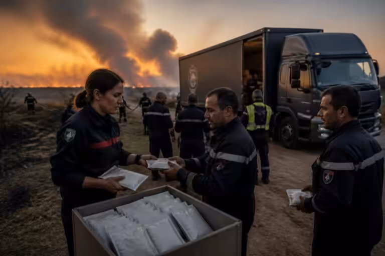 Incendies en Gironde : une entreprise de plats lyophilisés de Lorient mobilisée pour un ravitaillement d&rsquo;urgence