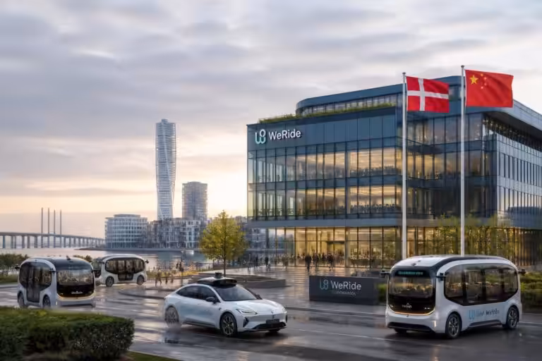 Le géant chinois WeRide s’installe au Danemark pour étendre son influence en Europe
